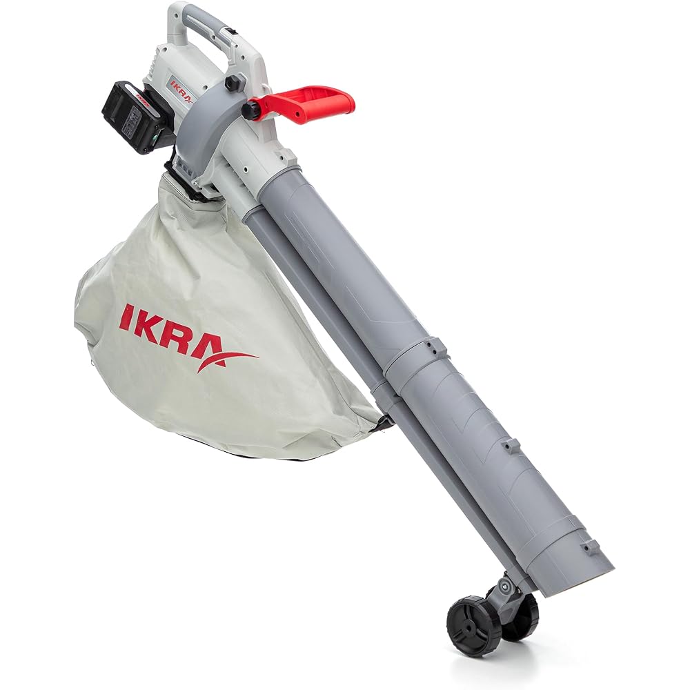 IKRA aspirateur souffleur de Feuilles à Batterie 3en1 IALS 2-20 INCL. 2X Batterie & Double Chargeur Rapide : Jardin