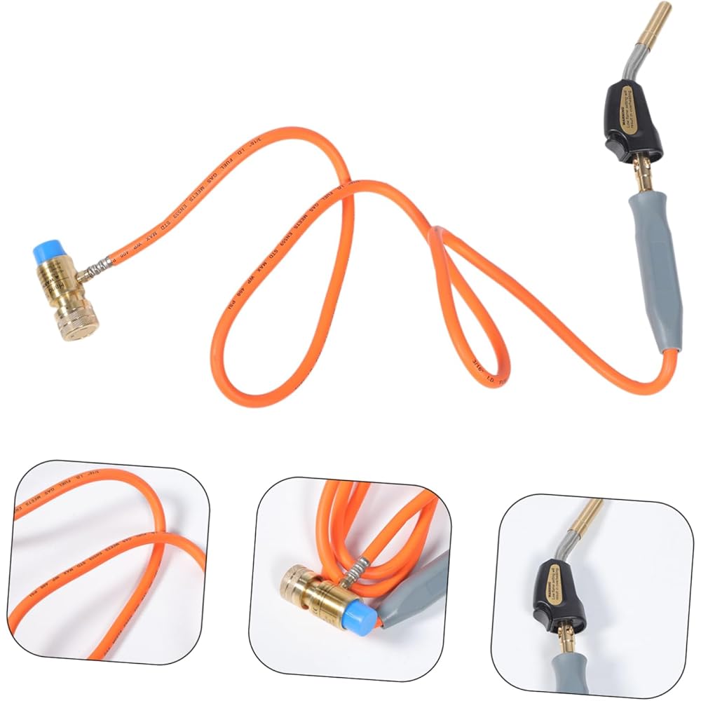 TOPBATHY 2 Ensembles De De Soudage Torche À Gaz Avec Brûleur De Contrôle De Flamme Tête De Torche Torche Au Portable Flamme + Lanceur Torche Au Pour Chauffer : Cuisine et Maison