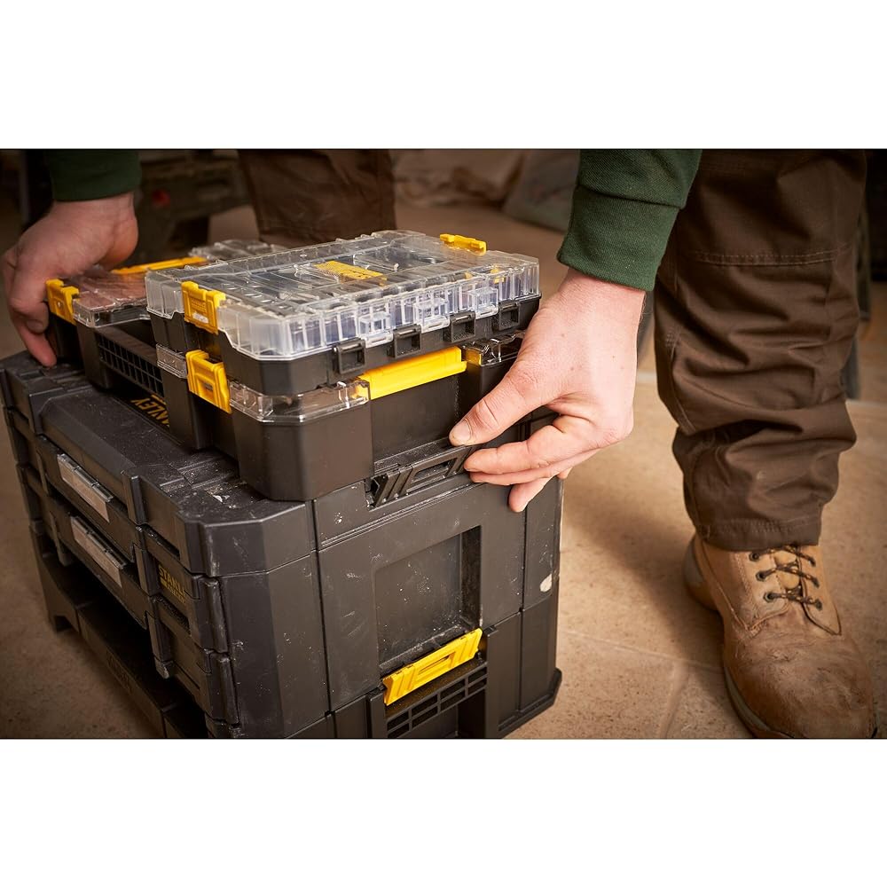 Stanley - COFFRET DE DOUILLES STAKBOX M - ¼’’ - JEU DE 48 PCS - FATMAX - FMMT98101-0 Multicolore : Bricolage