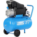 ABAC Pole Position L20 Compresseur d'Air, Compresseur d'Air 24 Litres, Double Manomètre, Pression Max. 10 Bar, Injection d'Huile, Roues de Transport, Puissance 2 CV Bleu Ciel : Bricolage