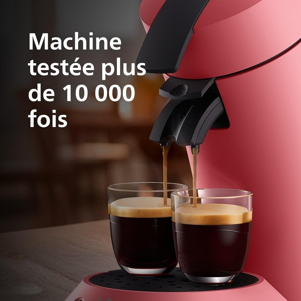 Philips Machine à Café SENSEO Original+ CSA210/35 Rouge