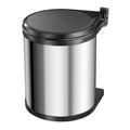 Hailo Poubelle encastrable 15 l - Gris : Commerce, Industrie et Science
