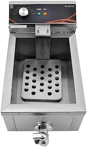 Dulnice Friteuse professionnelle inox avec robinet