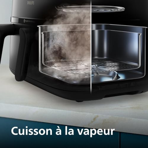 Philips Air Fryer Série 5000 9L, cuisson vapeur, 19 modes