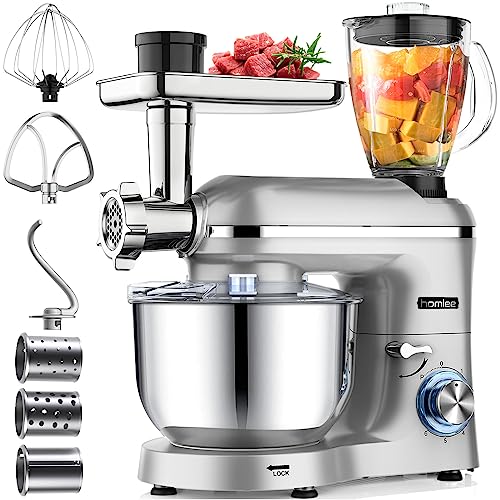 Homlee Robot multifonction 1800W avec hachoir et mixeur