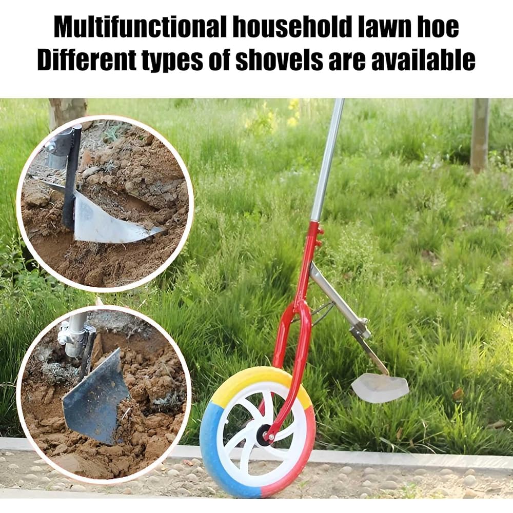 Réglable à la main pour trancher, desserrer et rouler - Outil multi-accessoires portable pour jardinage sans pliure : Jardin