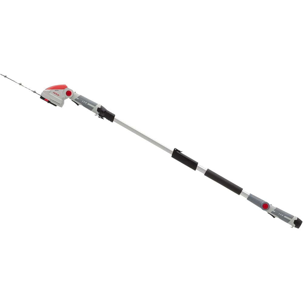 IKRA cisaille à Gazon & Taille-buissons télescopique sans Fil IGBS 1210 F avec Batterie & Chargeur, Lames « Made in Germany » : Jardin