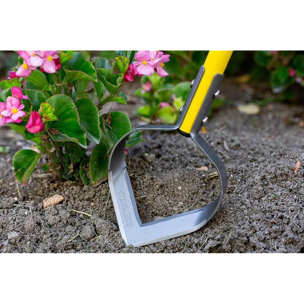 Xtreme Weeder – Binette de Culture, Manche en Fibre de Verre de 137,2 cm avec poignées : Jardin