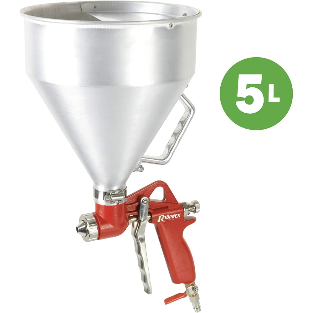 PISTOLET A CREPIR PNEUMATIQUE GODET ALU 4,5 L + 3 BUSES : Bricolage