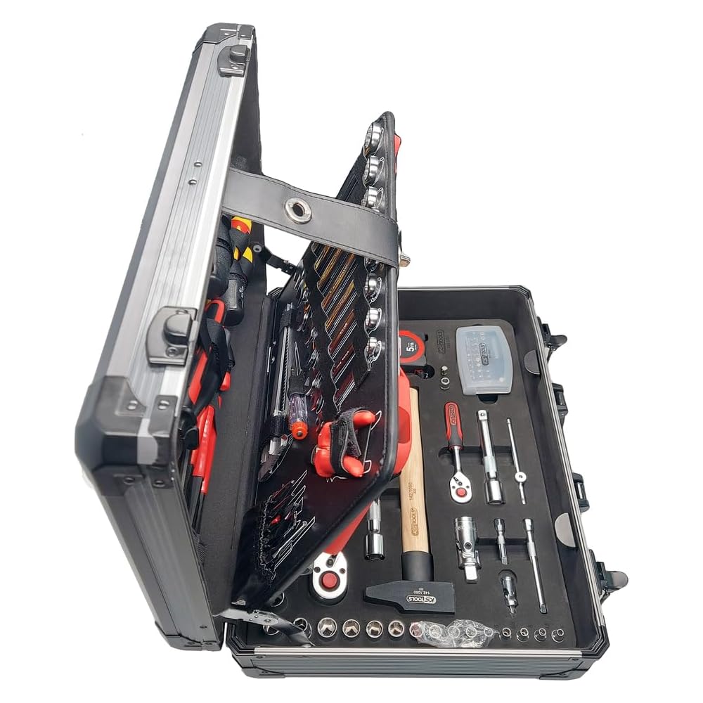 KS Tools 922.0731 Caisse A Outil Complete 131 pièces Malette Outils avec tournevis douilles et accessoires Caisse A Outil professionnel garantie à vie : Bricolage