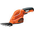 BLACK+DECKER Cisaille Electrique 3,6V, Sculpte-Haies avec Indicateur de Charge LED, Idéal pour Tailler les Parterres de Fleurs et les Bordures, Largeur de Lame 30 cm, Pas de Lame 23 mm, GSL200-QW Rouge : Bricolage