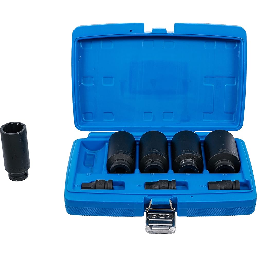 BGS 5335 - Jeu de douilles spéciales pour arbres d’entraînement - 27 - 36 mm - 8 pièces : Bricolage