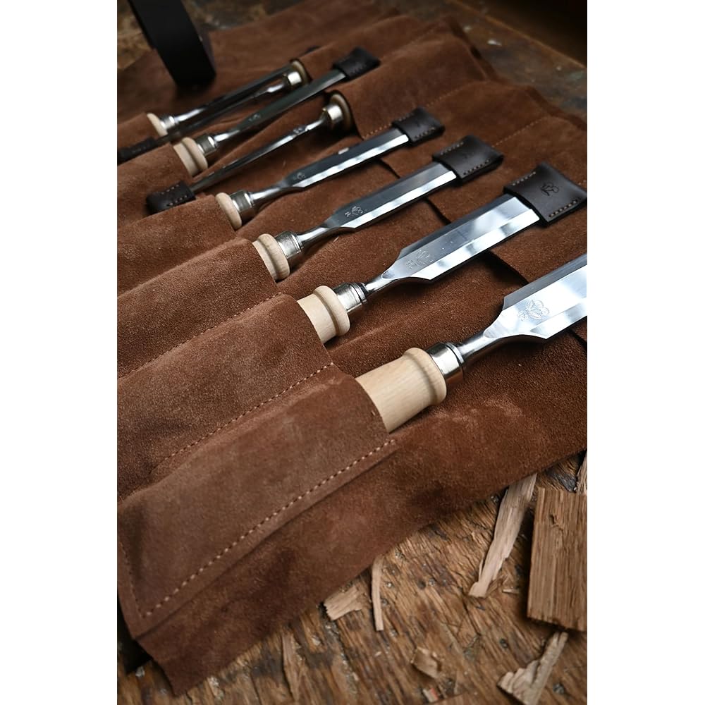 KIRSCHEN Jeu de 8 ciseaux à bois avec étui