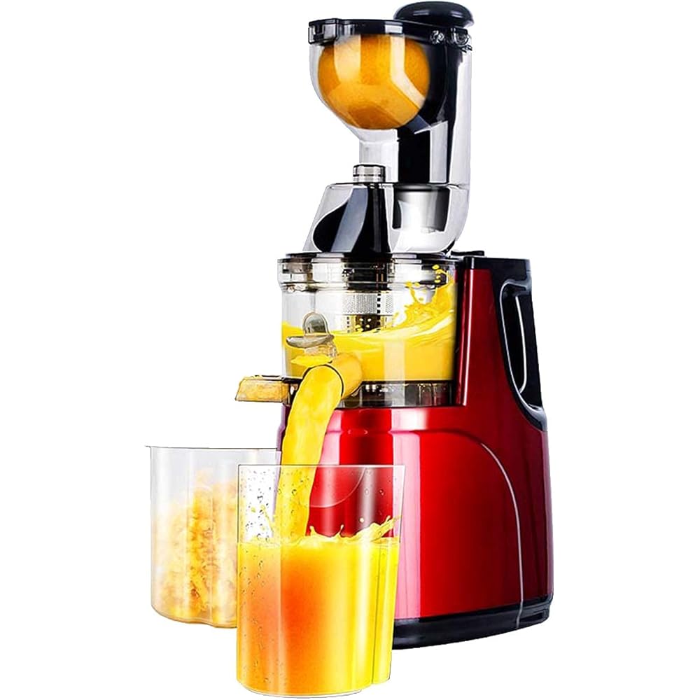 Presse-agrumes professionnel multifonction pour la maison – Machine à jus crue de grand calibre entièrement automatique pour fruits et légumes : Cuisine et Maison