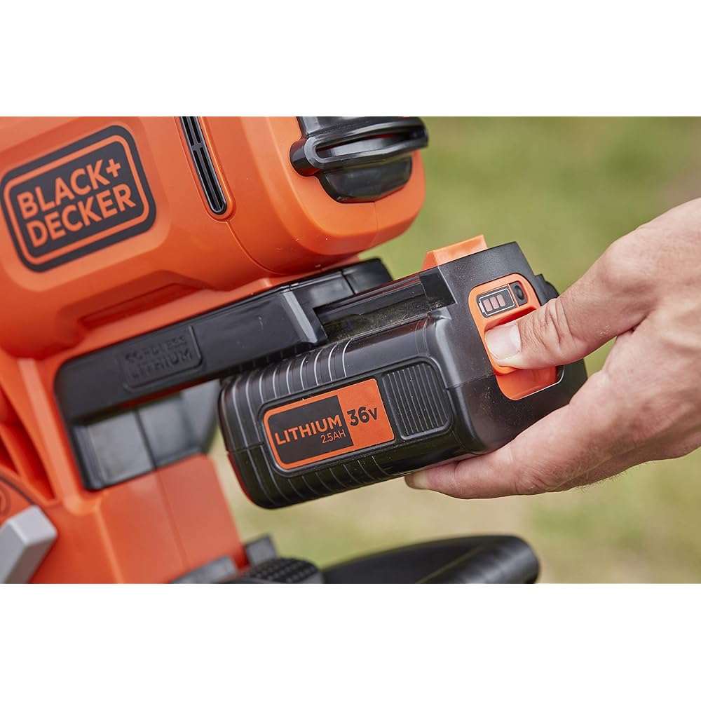 BLACK+DECKER Aspirateur-Souffleur-Broyeur sans fil 36V