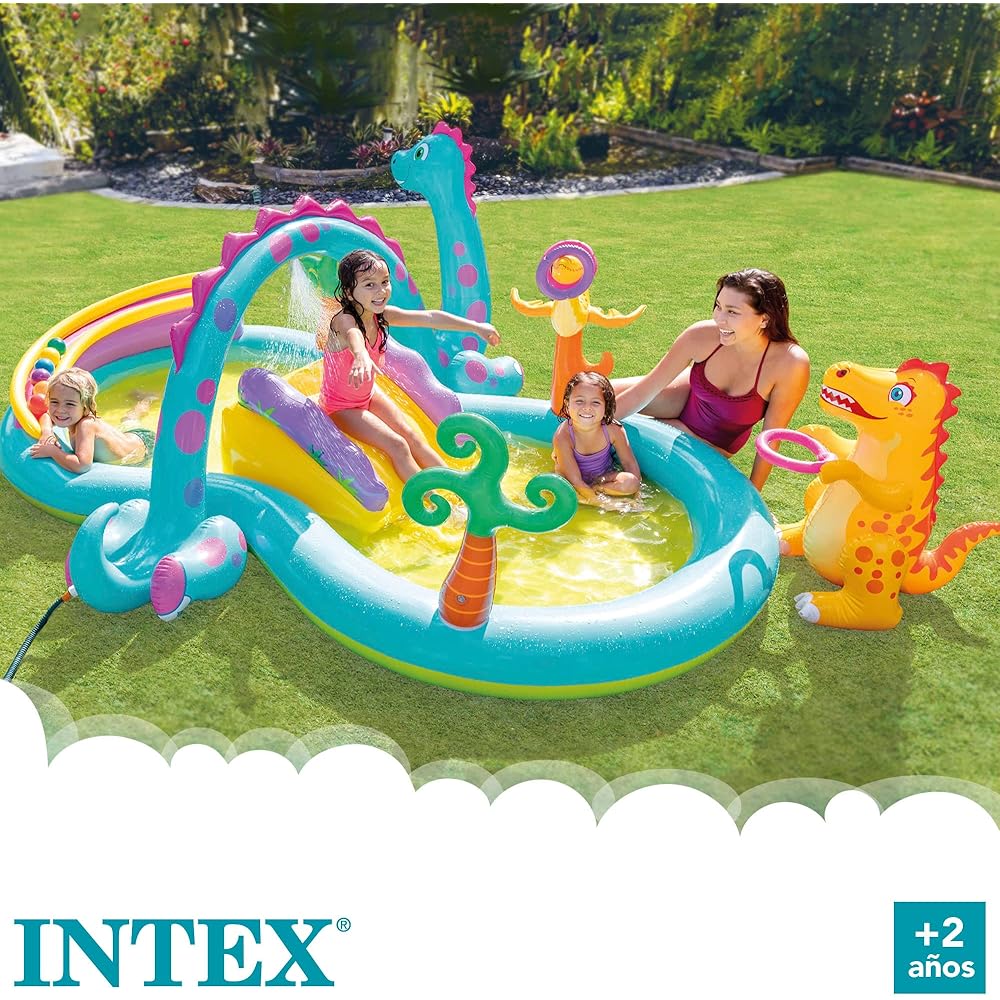 Intex Aire de jeux gonflable Dinoland 57135NP
