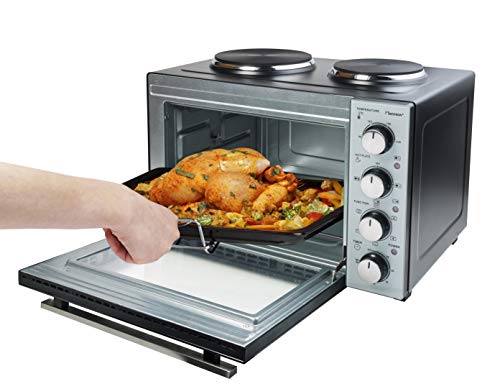 Bestron Cuisinière électrique avec four et plaques 3200W