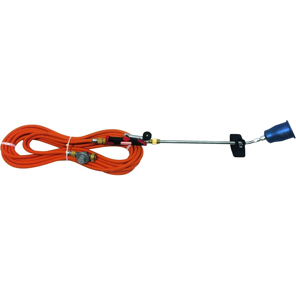 Express 6120 6120 Pack Titane Composé d'1 Brûleur 100T + 1 Col L400 + 1 Manche 650 Sortie 3/8e Gauche + 10 m de Tuyau 963/10 + 1 Détendeur 4 Bars Réf. 684 : Jardin
