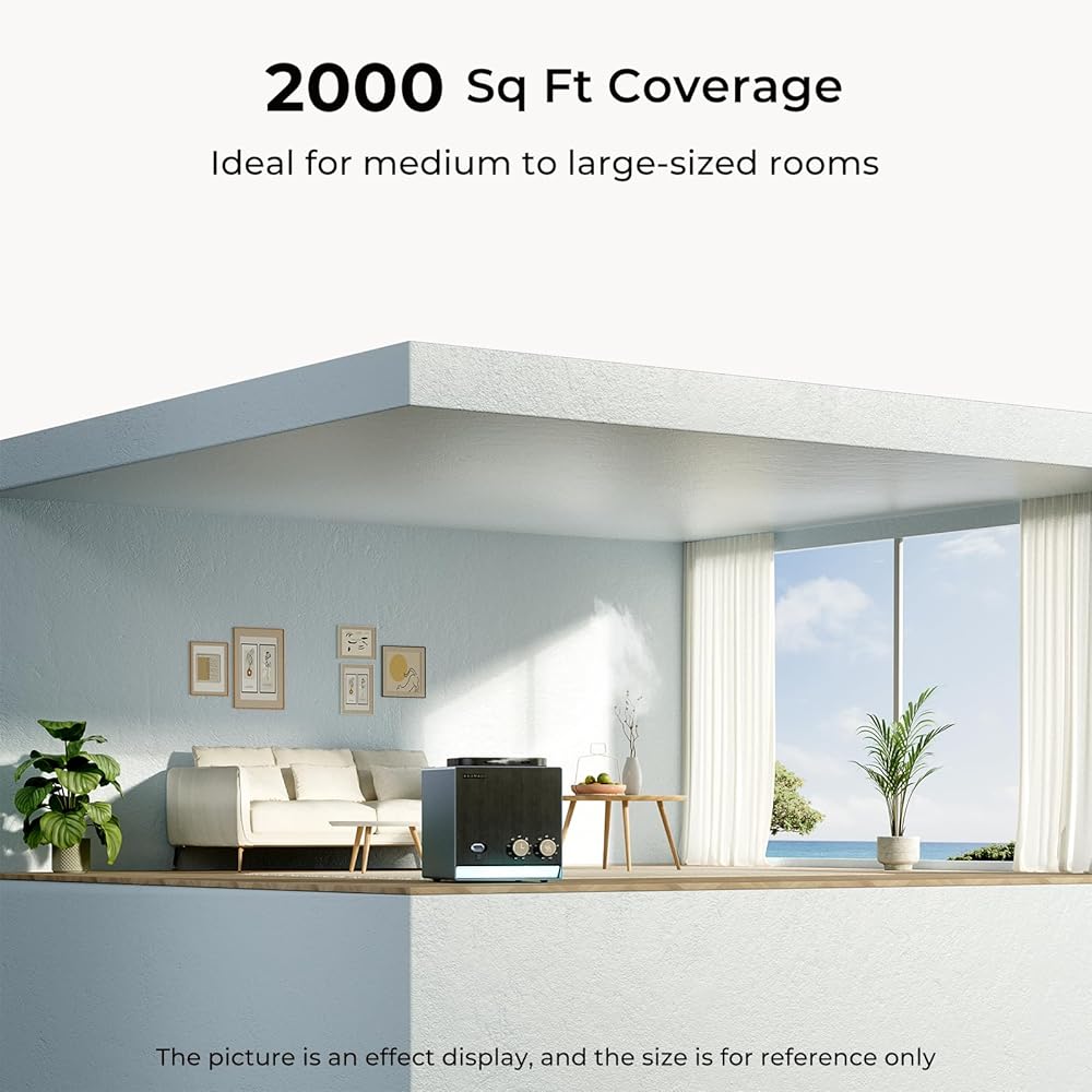 Aromadd Diffuseur intelligent sans eau 2025 de 2000 m², 2 machines à air parfumé de 200 ml pour maison et hôtel, technologie d'air froid, diffuseur d'huiles essentielles pour grande pièce – Double : Hygiène et Santé