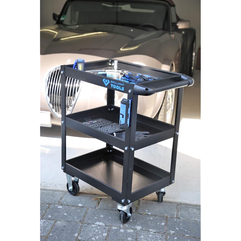 BRILLIANT TOOLS Chariot d'atelier Bleu/Noir : Sports et Loisirs