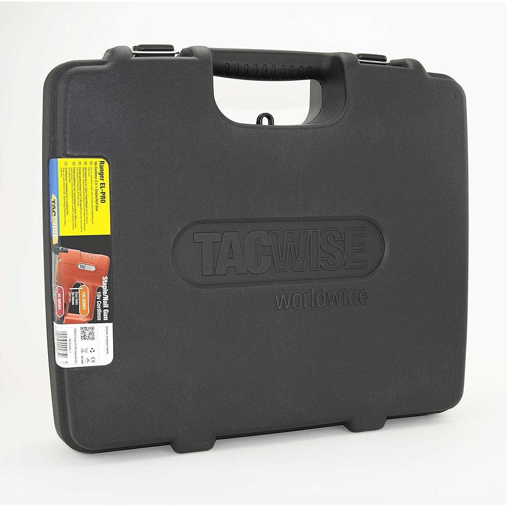Tacwise 1506 EL-PRO Agrafeuse/Cloueuse 18V sans fil - Orange : Fournitures de bureau