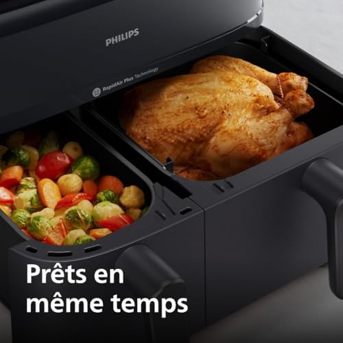 Philips Air Fryer Série 5000 9L, cuisson vapeur, 19 modes
