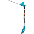 Taille-haies sur perche THS 500/48 sans batterie de Gardena : taille-haies 500 W, 3,5 m de portée, tête inclinable et manche télescopique, lame de 48 cm, butée de protection (8883-20) : Jardin