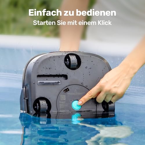 Gosvor Robot nettoyeur de piscine sans fil 80 m²