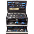 Karcher Mallette à outils 117 pièces - Ensemble d'outils avec marteau, tournevis, jeu de douilles et beaucoup plus : Bricolage