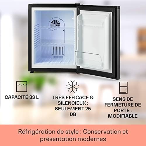 Klarstein Mini frigo de chambre 30L silencieux, réglable 5-15°C