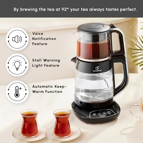 Karaca Caysever Machine à thé automatique 1700W