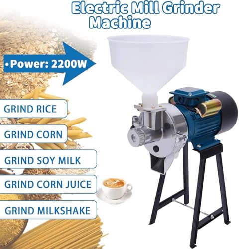Broyeur à grains électrique commercial 2200W réglable