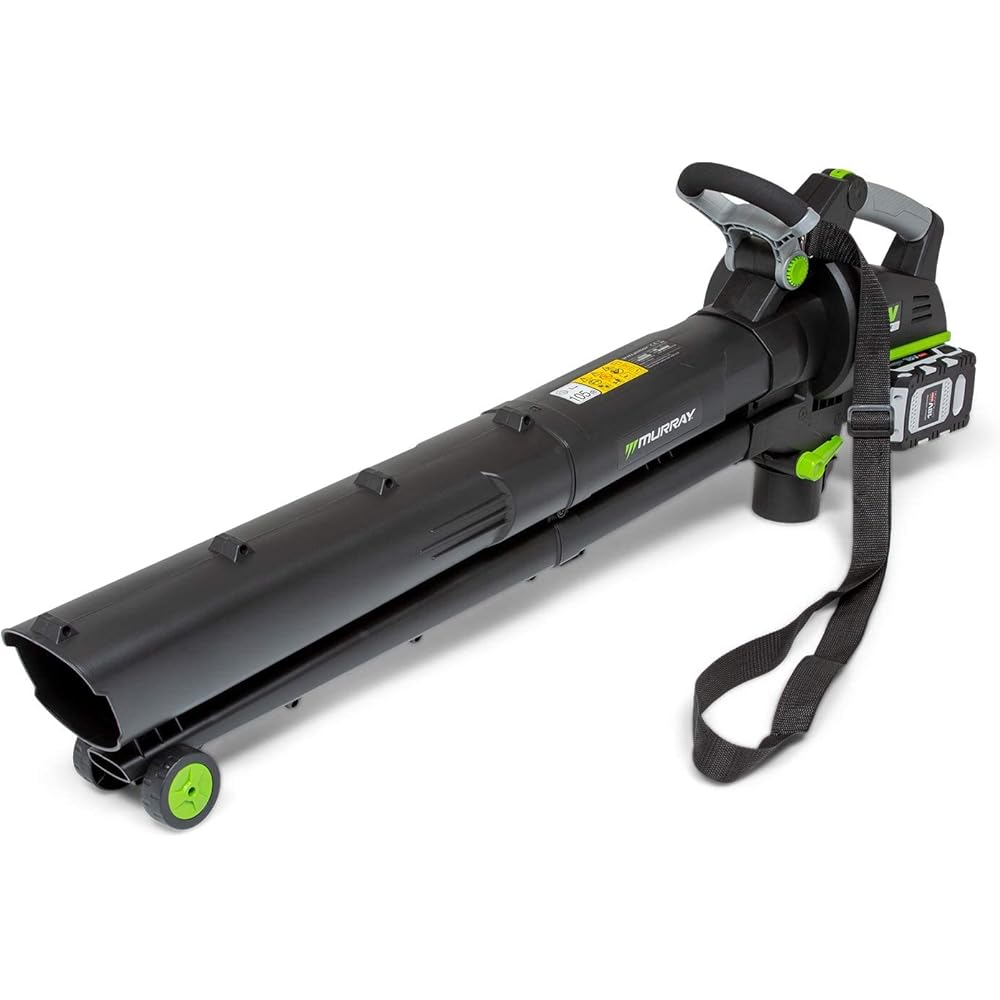Souffleur/Aspirateur de feuilles mortes Murray IQ18LBV dual 18V(36V)Li-ion à batteries,Powered by Briggs & Stratton,vitesse de l'air 247 km/h,moteur sans balai,sac souple 45L,Outil seul,1697305 : Bricolage