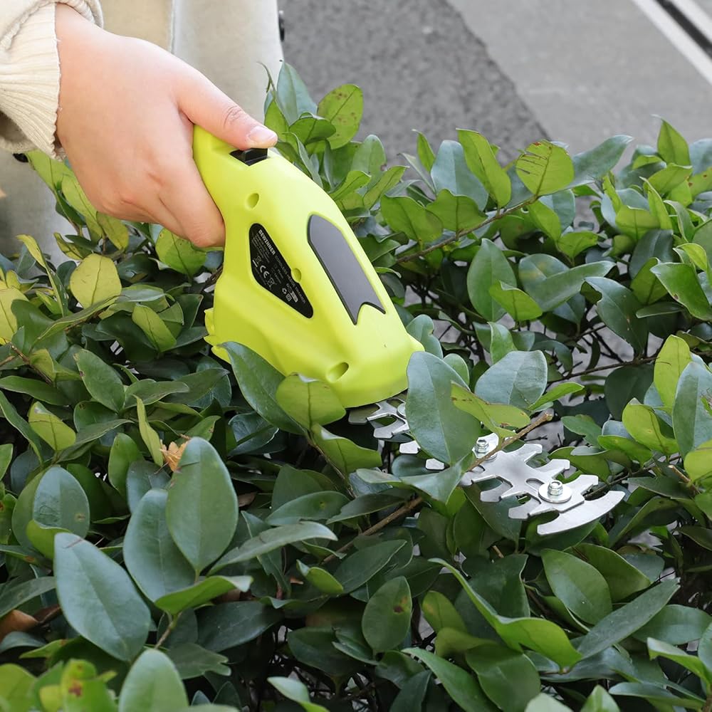 DEWINNER Coupe Bordure sans Fil, 2 en 1 Cisaille à Gazon 7.2V, Taille Haies sans Fil, Manche Long Télescopique Détachable 100cm, pour Couper Gazon/Buisson : Jardin