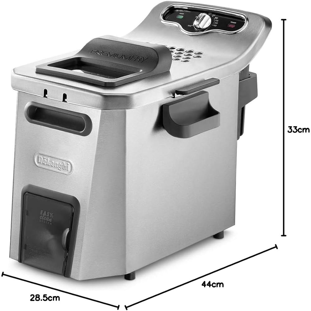 De'Longhi Friteuse Électrique 5L Argent