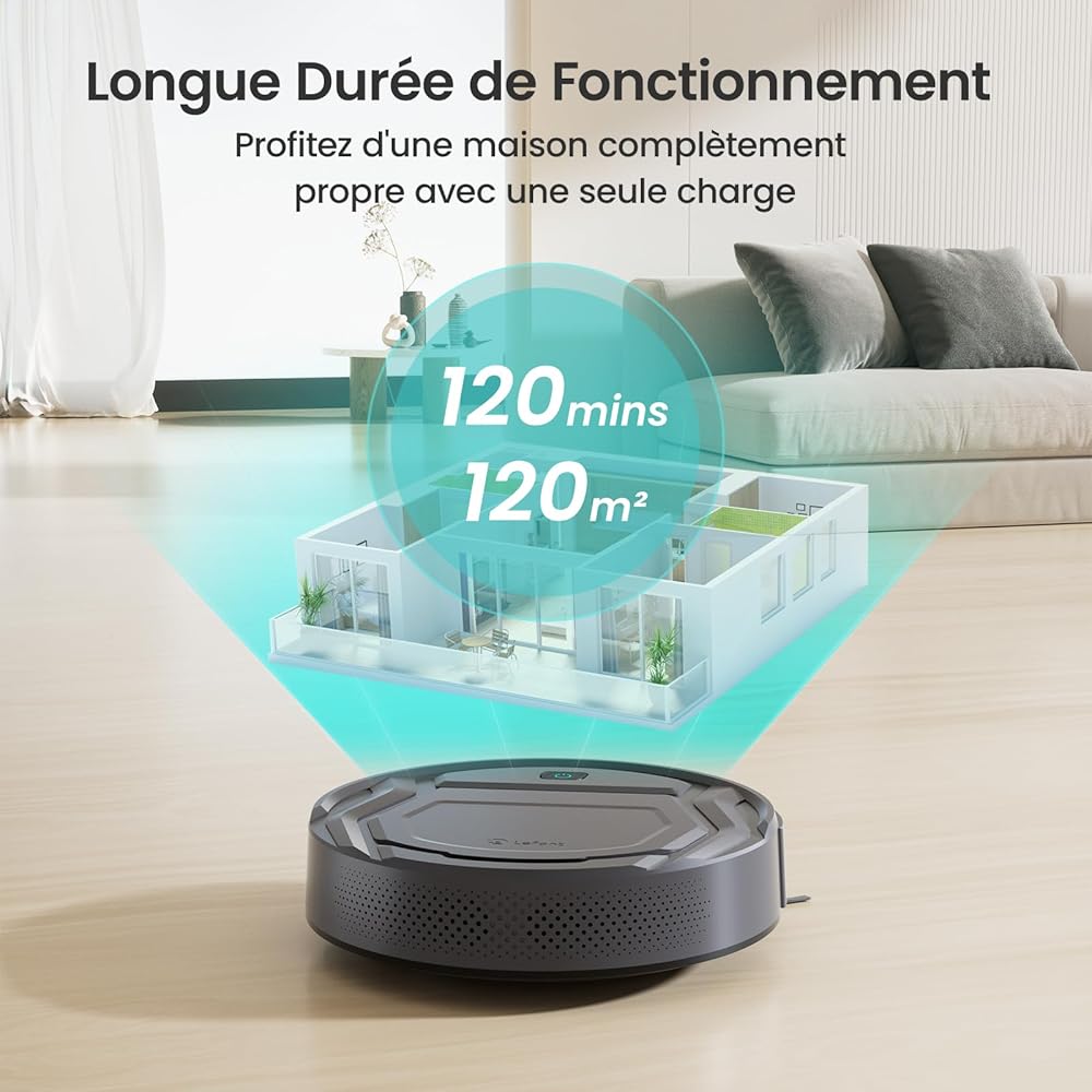 Lefant M210PG Aspirateur robot avec télécommande