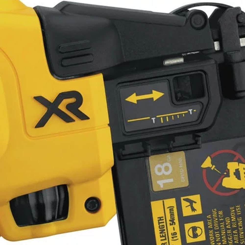 DeWalt Dcn680 N Brushless XR Calibre 18 BRAD Cloueuse 18 Volt unité Bare Argenté XS : Bricolage