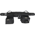 BOULDER BAG Ultimate Electrician's MAX Combo avec ceinture à outils de soutien dorsal confortable, boucle à dégagement rapide, ceinture à outils robuste, noir, (taille M de 71 à 81 cm), ceinture à : Bricolage