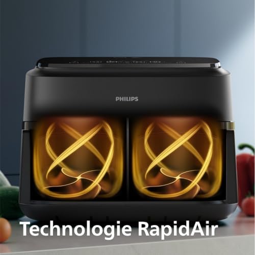 Philips Air Fryer Série 5000 9L, cuisson vapeur, 19 modes