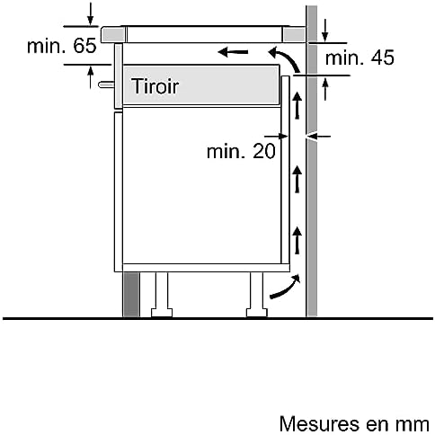 Bosch Plaque induction Série 6, 3 foyers, 60cm