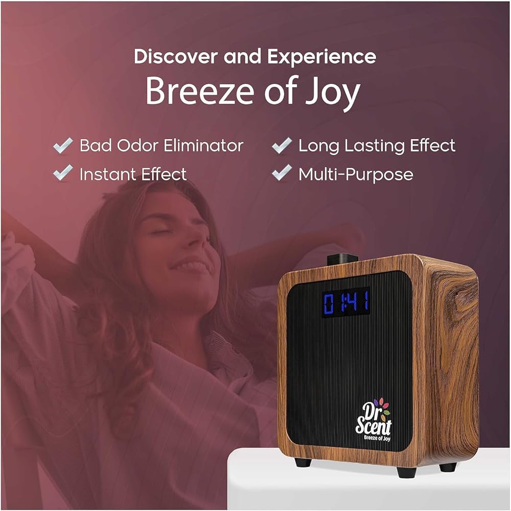 Diffuseur d'Huiles Essentielles Dr Scent Medium (Marron) : Hygiène et Santé