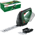 Bosch Cisaille à gazon/Taille-haie AdvancedShear 18V-10 (sans batterie, système 18 volts, coupe jusqu'à 85 m² par charge de batterie, avec couteau à arbustes, en boîte) : Jardin