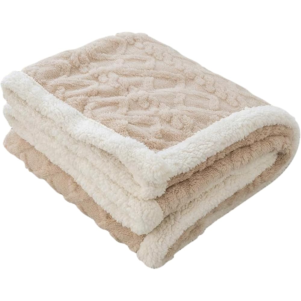 Ergocar Couverture, Sherpa Couverture, Plaid Double Face Doux et Chaud, Couverture de Décoration Intérieure, Plaid Jeté Canapé Flanelle, pour Domicile, Les Voyages et Le Camping en Plein Air : Cuisine et Maison