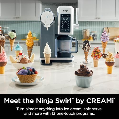 Ninja CREAMi NC701 Sorbetière 13-en-1 avec 2 bols