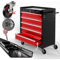 TIMBERTECH® Chariot à Outils - avec 4/5/7/9 Tiroirs, 4 roulettes (2 avec Frein), en Acier - Servante d'Atelier, à roulettes, de Rangement, Caisse à Outils Amovible : Bricolage