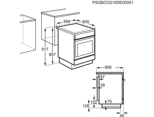 Faure FCI6593PWA Cuisinière induction multifonction