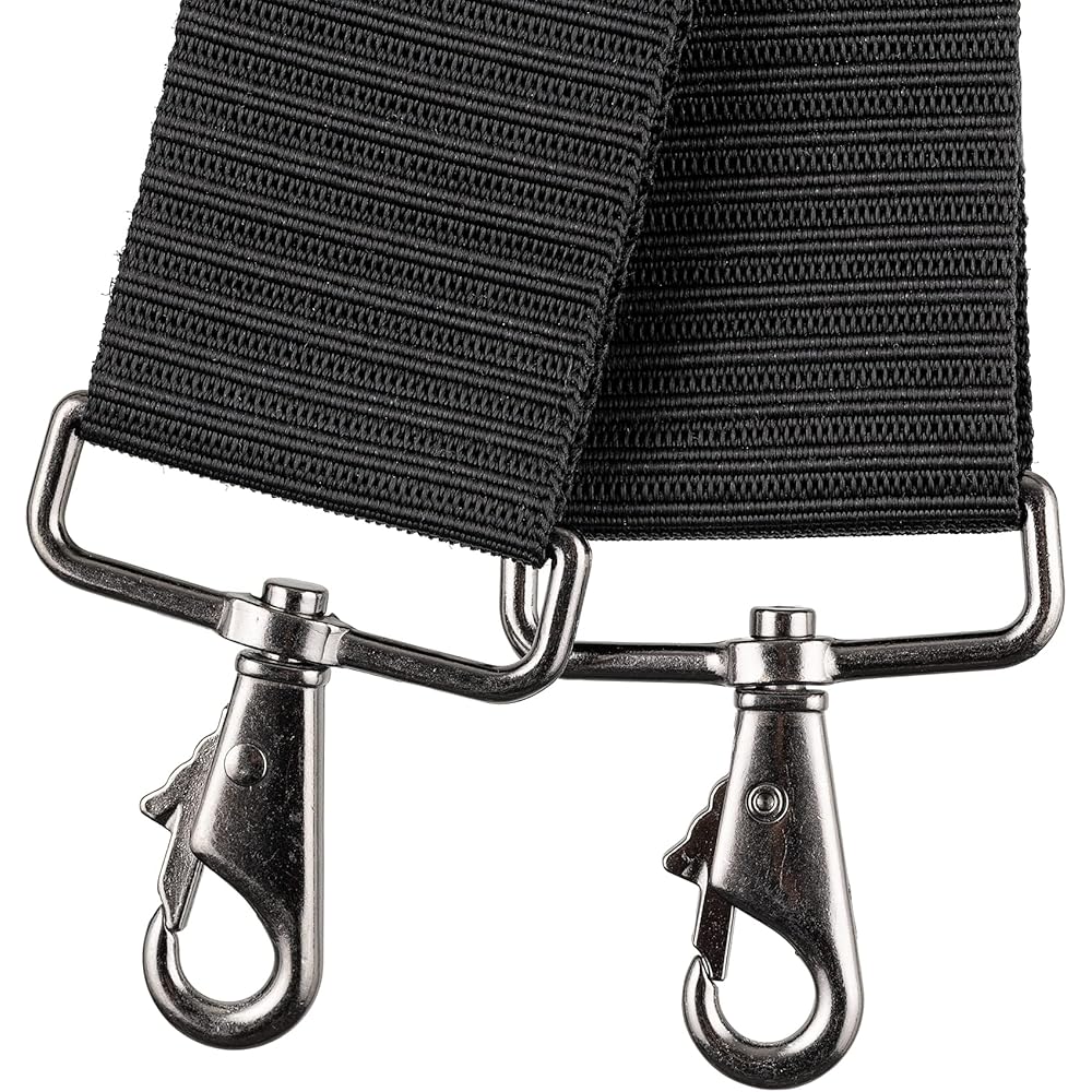 Dead On Tools - Ceinture à outils de charpentier 1680 deniers avec bretelles (HDP400945), noir : Mode