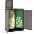 KETER | Poubelles de tri BASIC 68x39x85 Gris :