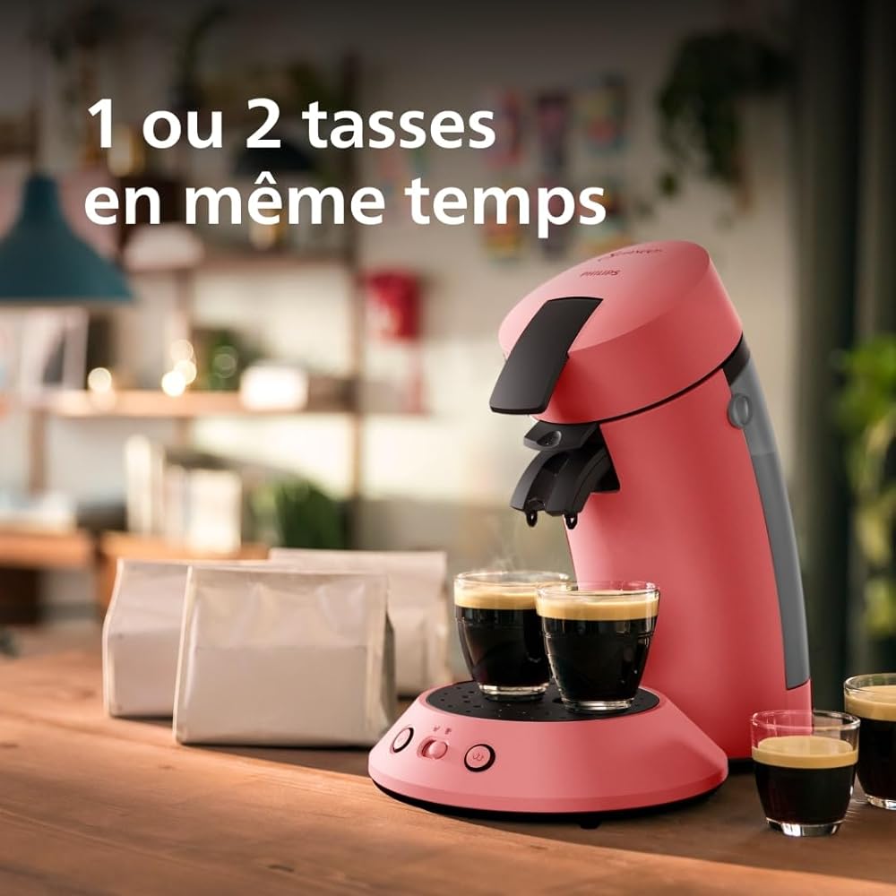 Philips Machine à Café SENSEO Original+ CSA210/35 Rouge