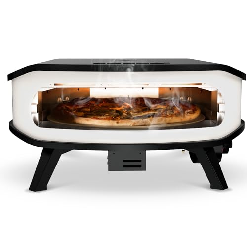 Cozze Four à pizza à gaz avec pierre rotative Ø42.5cm